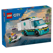LEGO乐高 城市系列 60451 紧急救护车