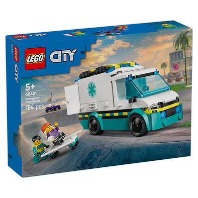 LEGO乐高 城市系列 60451 紧急救护车