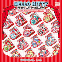 Sanrio Hello Kitty 50Th Anniversary Collection Commemorative Tinplate Emblem Blind Bag - Assorted