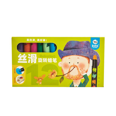 Joan Miro Silky Rotating Crayon 12 Pieces