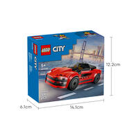 LEGO乐高 城市系列 60448 红色跑车