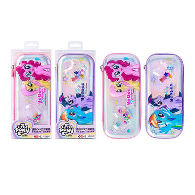 一正 小马宝莉透明EVA 立体笔盒 1个装 - 随机发货