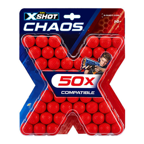 Zuru X-Shot-Dart Ball Blaster-Chaos 50
