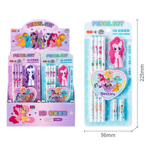 My Little Pony Little Pony Pencil&Eraser Set - Assorted