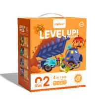 Mideer Puzzle-Level 2-Dino/Baby -Assorted