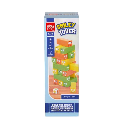 Play Pop Smiley Tower Action Game