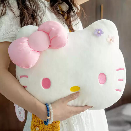 三丽鸥 花朵凯蒂猫 抱枕 - 粉色   