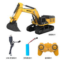 Witten Series Construction Vehicle Excavator 6526A-Remote Control Vehicle, Yellow