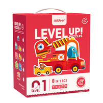 Mideer Puzzle-Level 1- Vhehicles/Animals -Assorted