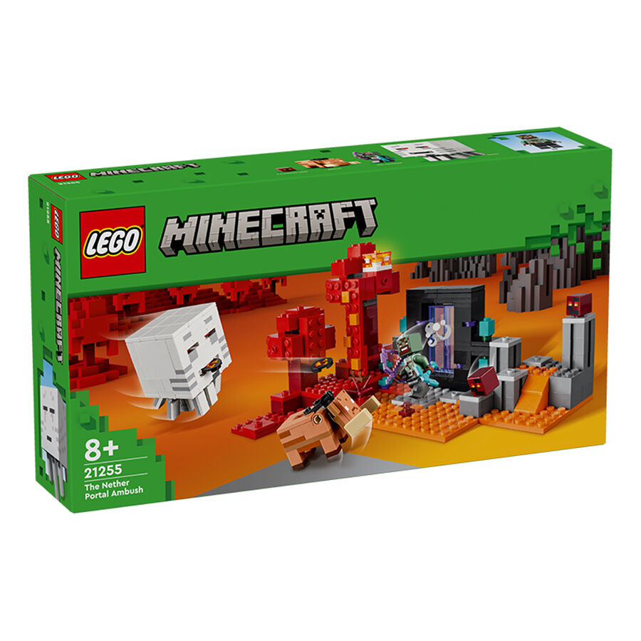 LEGO Minecraft 21255 The Nether Portal Ambush Toys R Us China Official Website