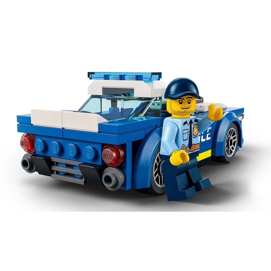 Police hot sale car legos