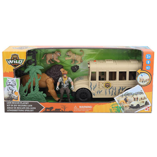 Wild Quest Lion Rescue Playset 