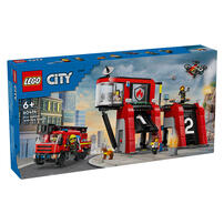 LEGO City 60414 Fire Station With Fire Truck