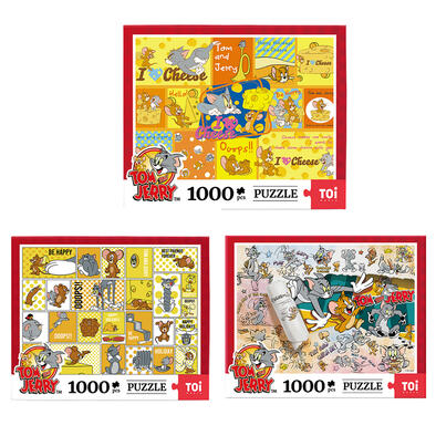 猫和老鼠 -1000片 拼图 - 随机发货