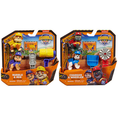 Paw Patrol Rbl Fgr Rubble And Mix 2Pk