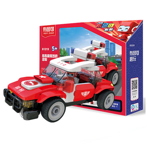 Bloks Bobo's Fierce Wind Leopard Police Car