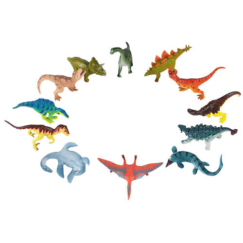 悦酷 12只史前动物圆筒装