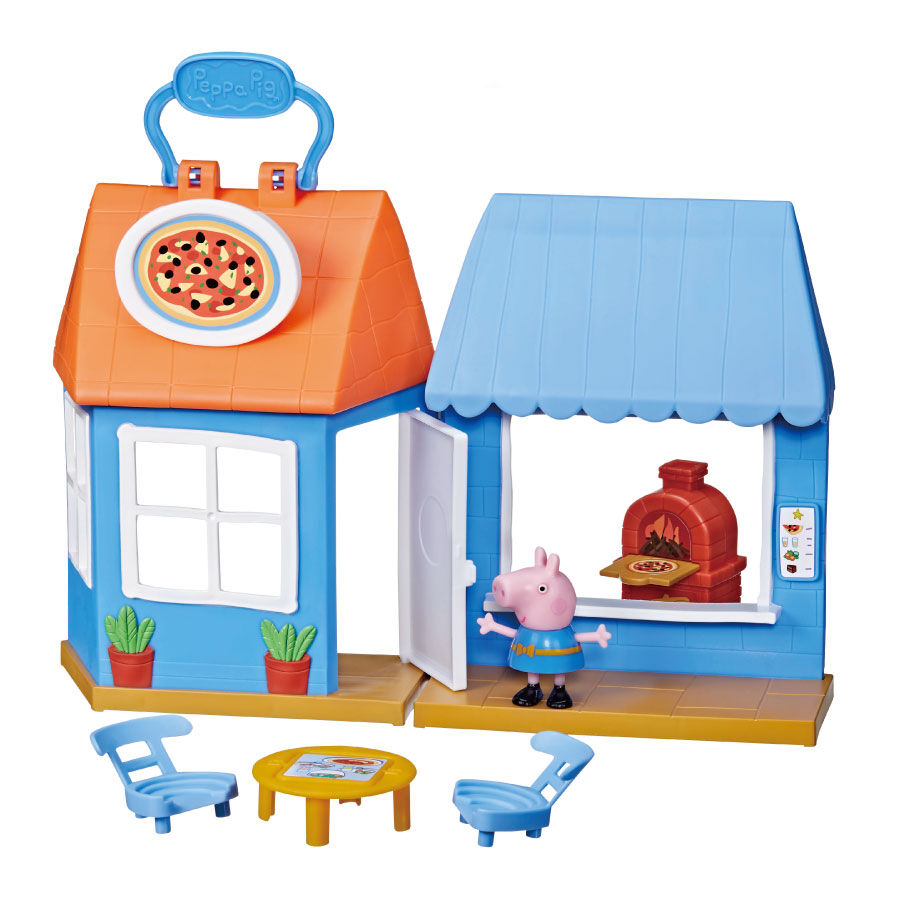 Peppa pig deals pizza party playset