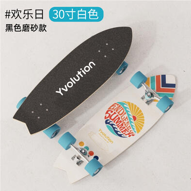 菲乐骑陆地冲浪滑板C30-白色