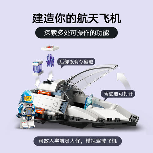 LEGO city Spaceship And Asteroid Discovery 60429