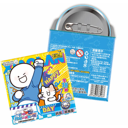 Kayou Little Blue and his friends-happy day is a day badge series - Assorted