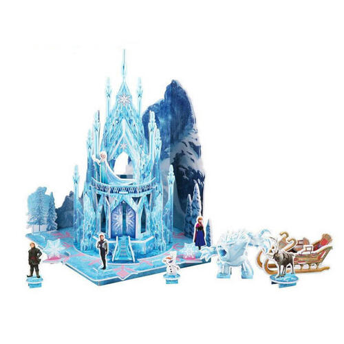 Disney Frozen迪士尼冰雪奇缘 艾莎立体拼图 儿童玩具礼物