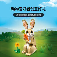 LEGO乐高 创意百变系列 31162 可爱的兔子