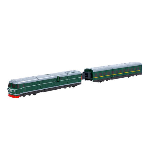 Train Robot列车超人二合体变形-绿 