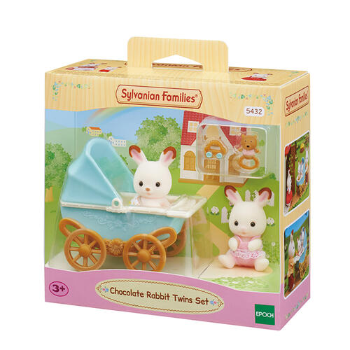 Sylvanian Families 森贝儿家族 巧克力兔双胞胎家具套