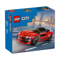 LEGO乐高 城市系列 60448 红色跑车