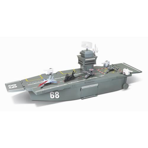 Aircraf Carrier With 4 Planes