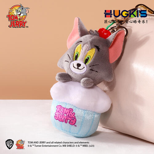 猫和老鼠毛绒挂件 - 蛋糕杯款 - 随机发货