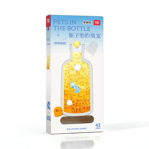 Toi Pet In A Bottle-Pig/Rabbit/Duck/Panda - Assorted