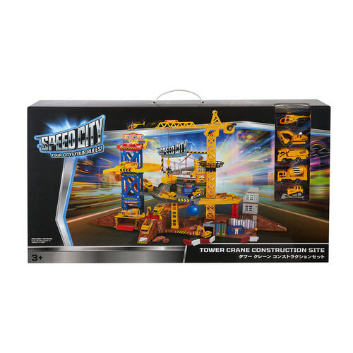 Speed City Construction Tower Crane Construction Set