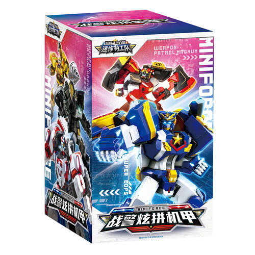 迷你特工队-战警炫拼机甲 - 随机发货