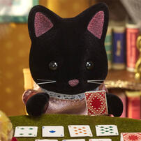 Sylvanian Families Midnight Cat Family 