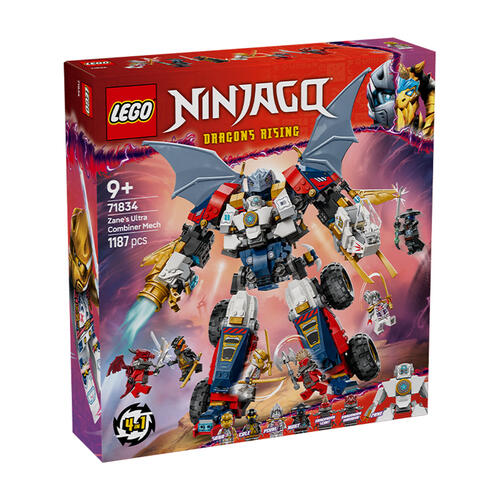 LEGO乐高 幻影忍者系列 71834 赞的高科技组合式机甲