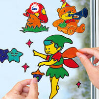 Colorato Glitter Window Art (Nature)