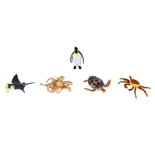 Recur 12Pieces Sea Animal Set In Tub