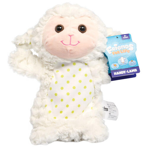Friends For Life Handy-lamb Hand Puppet Soft Toy 25cm