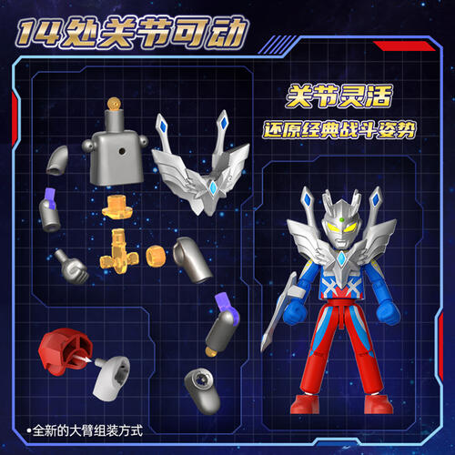 布鲁可 奥特名鉴闪耀版第七弹-决战时刻 - 随机发货