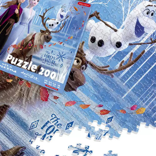 迪士尼 冰雪奇缘II200片白卡盒装拼图
