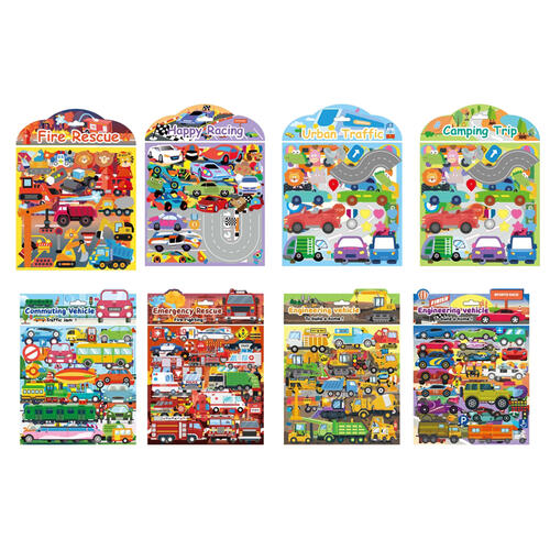 Menoko Traffic Sticker Double Layer - Assorted