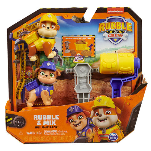 Paw Patrol Rbl Fgr Rubble And Mix 2Pk