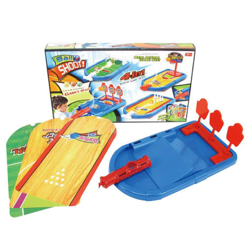 P&C Toys 4合1桌面游戏套装(弹珠游戏台)