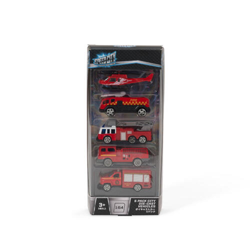 Speed City 5 Pack City Die-Cast Vehicles