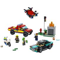 LEGO City Fire Rescue & Police Chase 60319