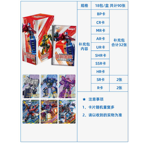 卡游 变形金刚-塞伯坦典藏卡-领袖版 - 随机发货