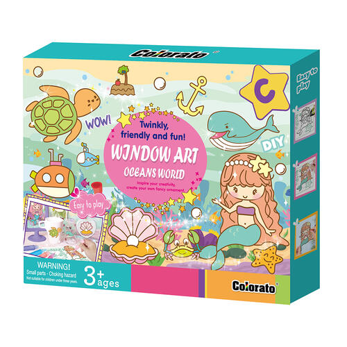 卡乐淘 海底水晶胶贴画