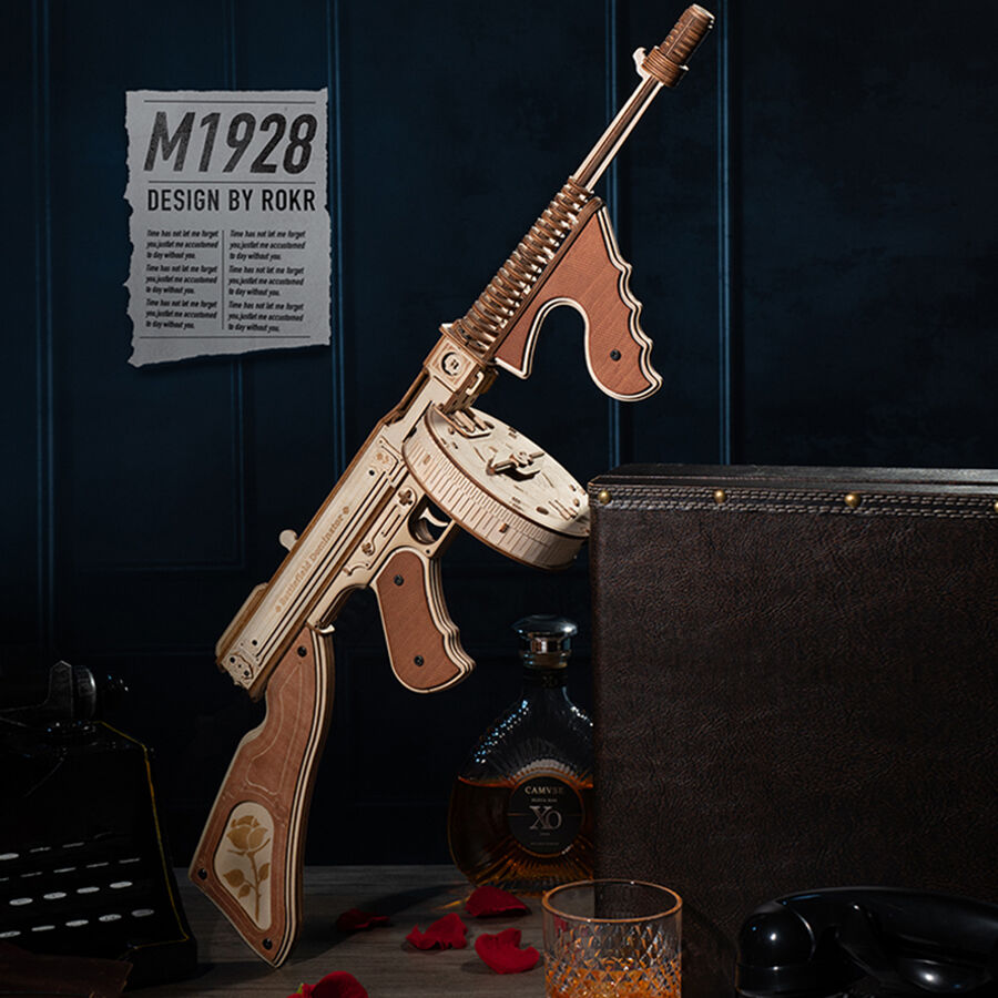 柳琴模型置物 Rokr若客-和平守备-LQB01汤姆逊冲锋枪| 玩具反斗城中国官方网站| Toys